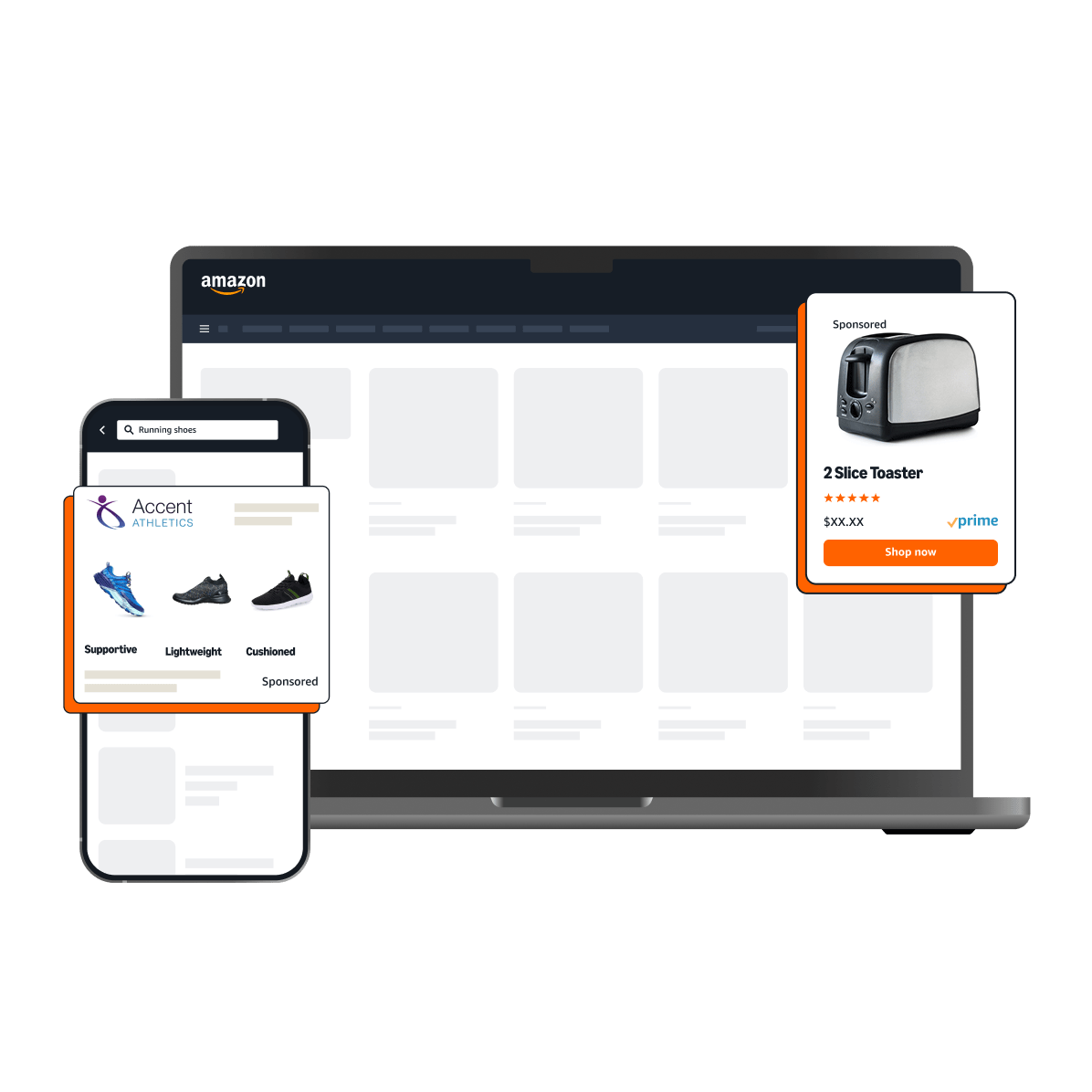 Amazon Sponsored Ads across desktop and mobile